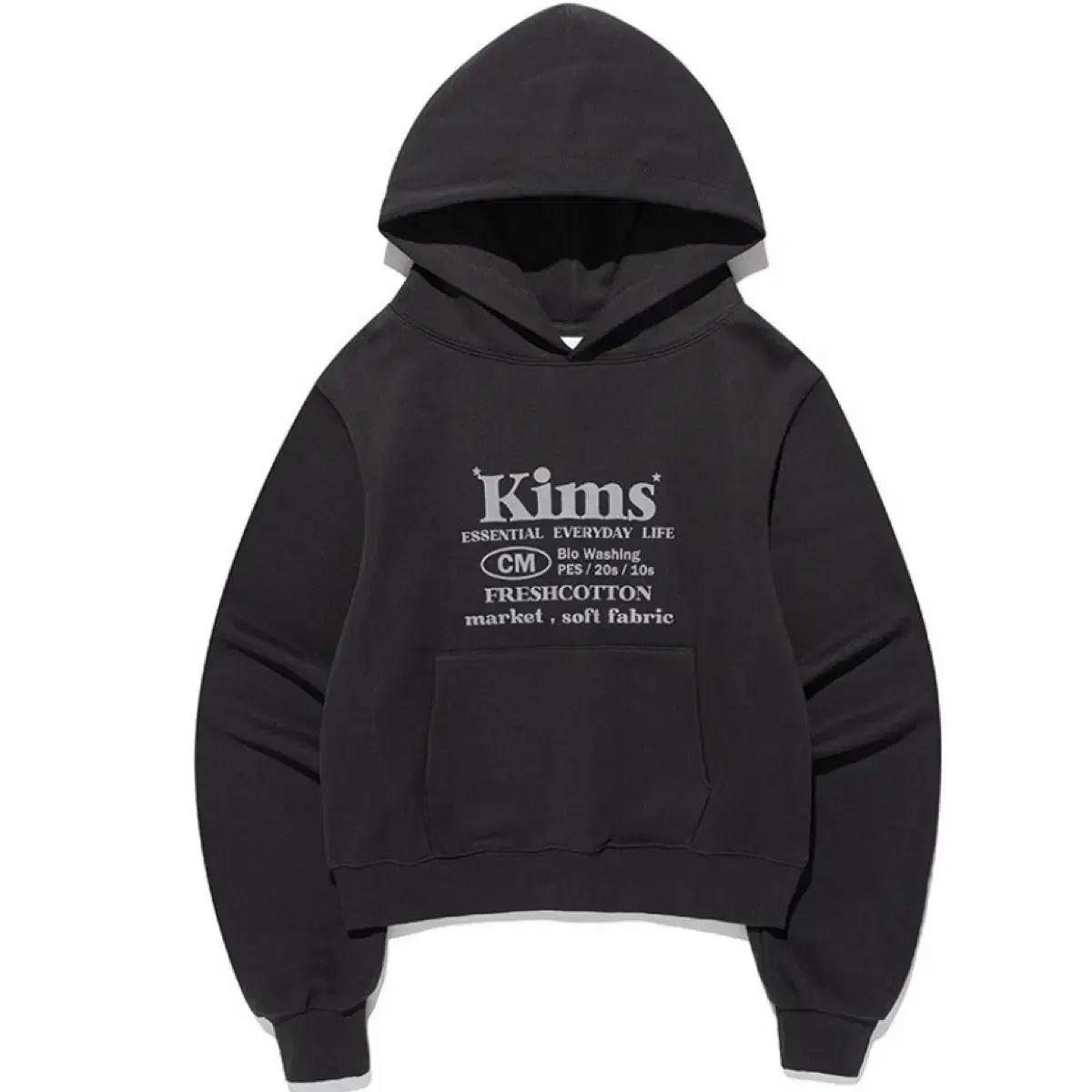 キムス プレ エブリデイ コットン Tシャツ チャコール