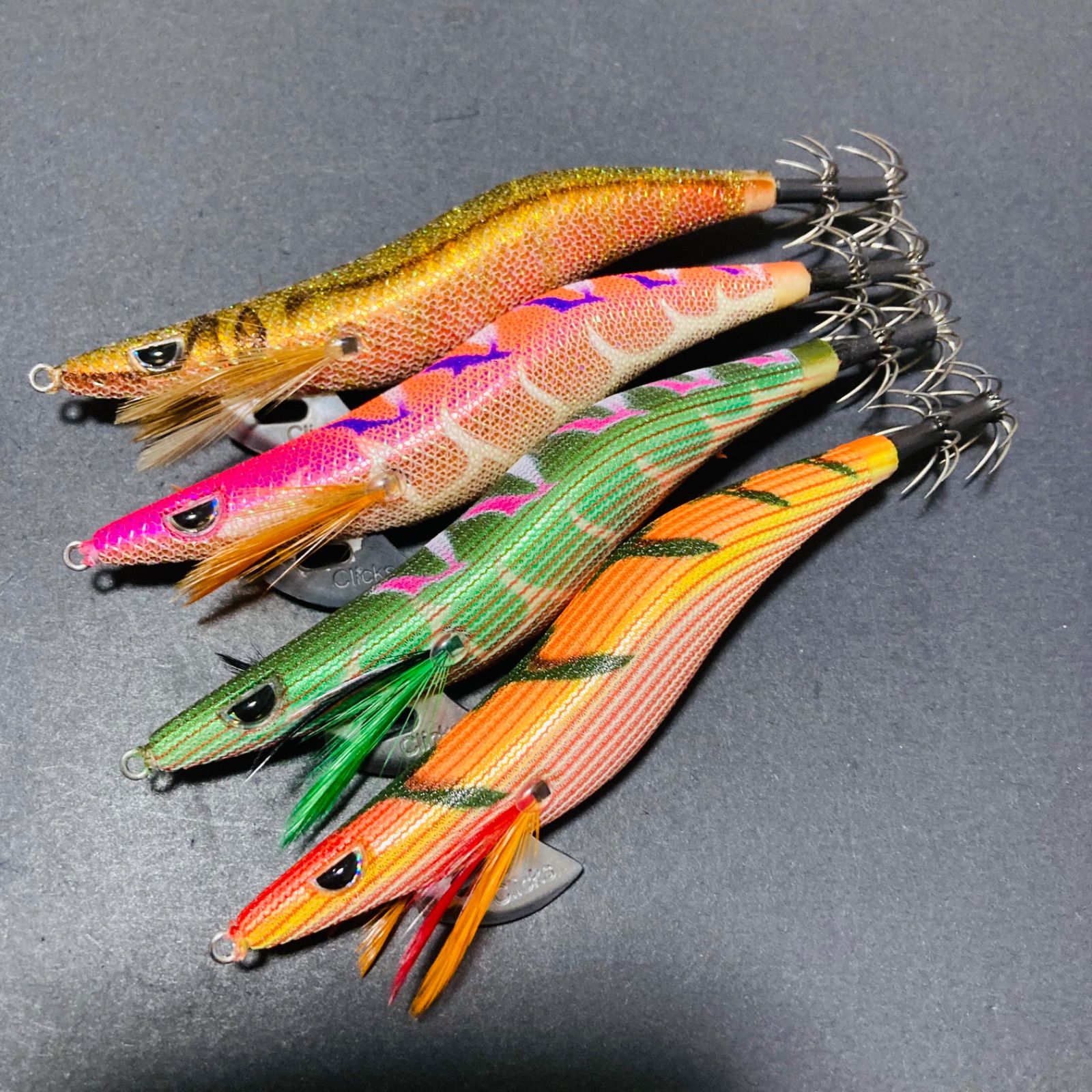 美品】 クリックス プロスペック 3.5号 クロノ 薩摩 エギ エギセット