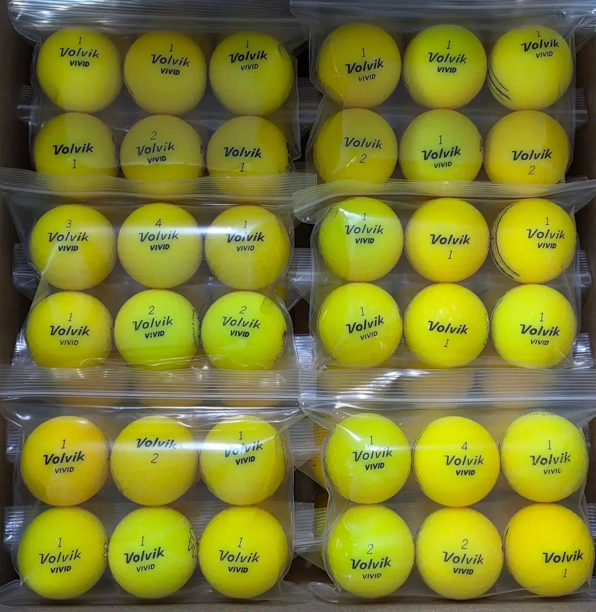 ボルビック ビビディ A級 3ピース マット カラー ロストボール ゴルフボール