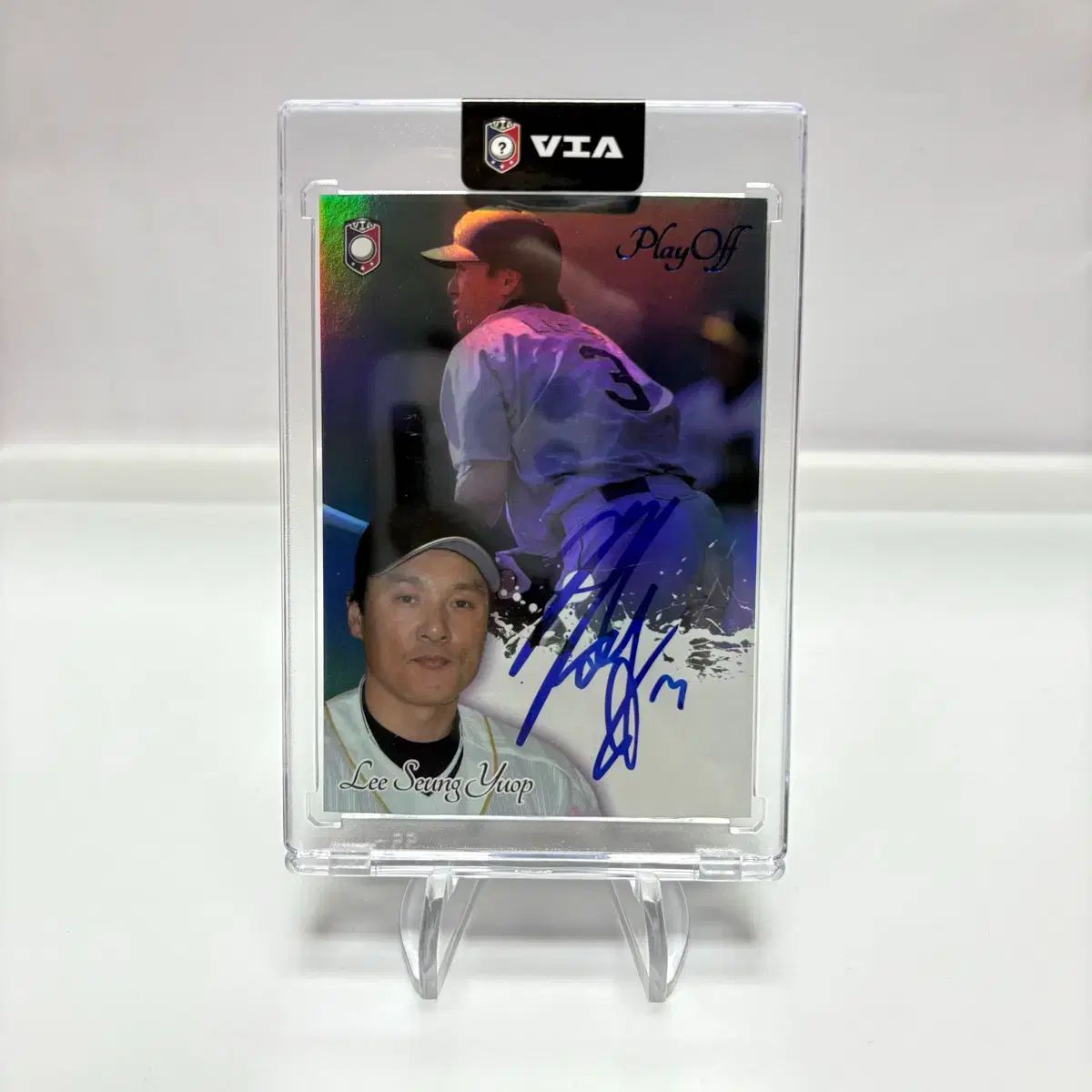 李承燁 イ スンヨプ PLAY OFF ON AUTO カード K ヒーローズ