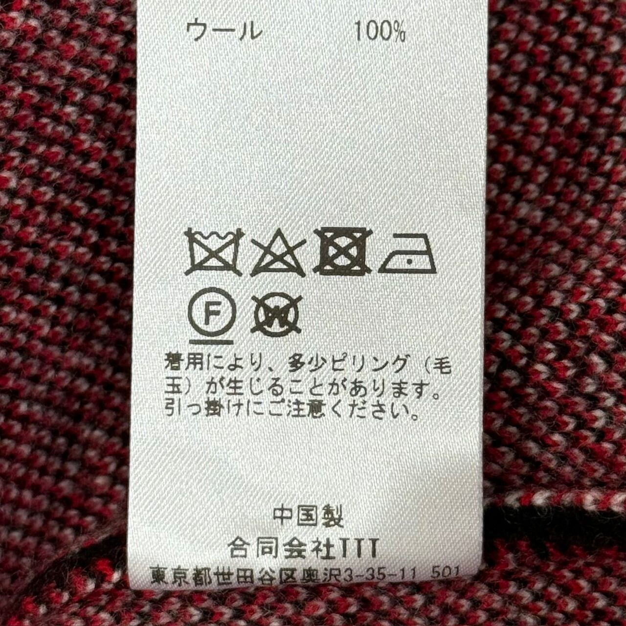 参考上代66000円 未使用 TTT_MSW 23AW Hockey knit game shirt 