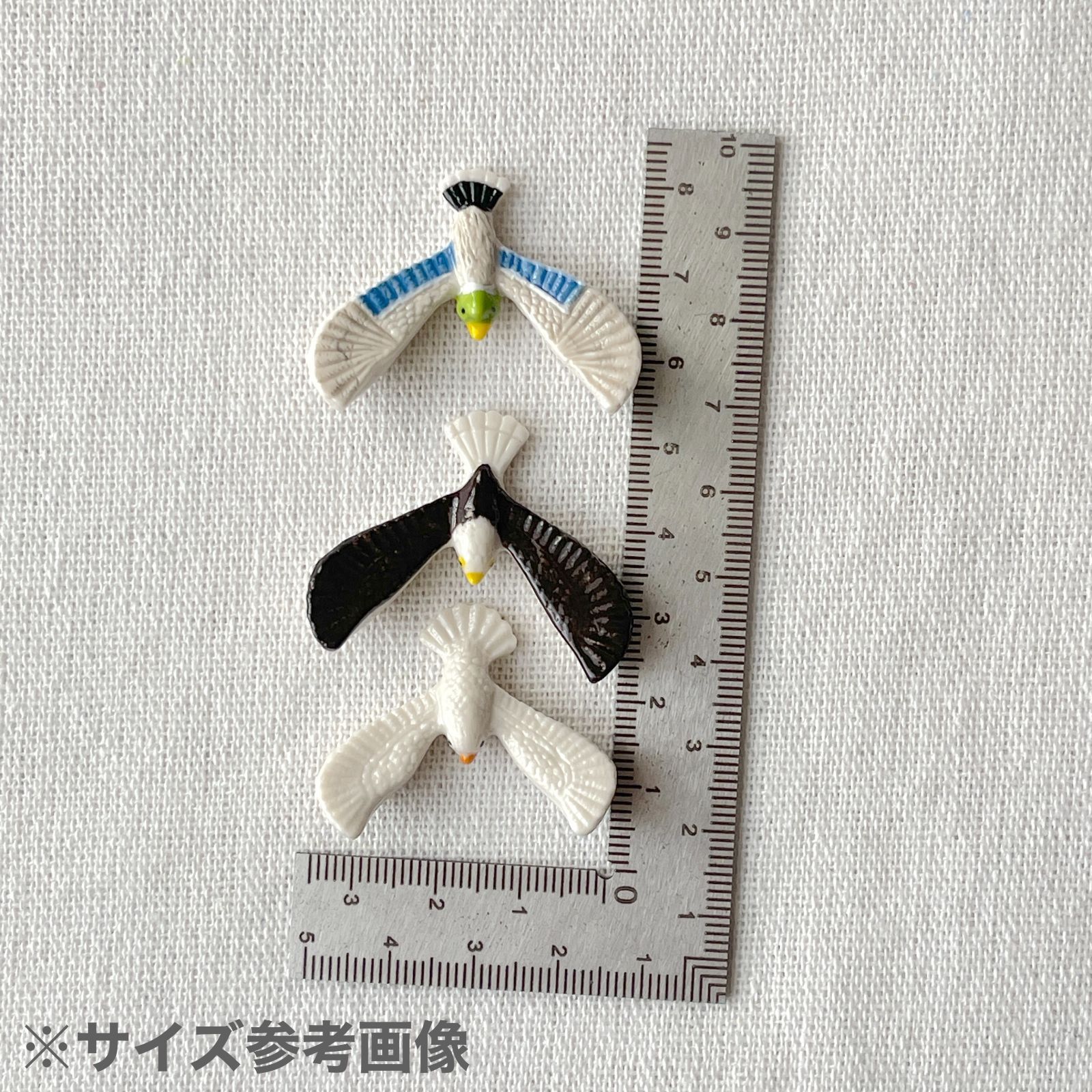 フェーヴ 白い鳥 魔法の鳥 フランス フェーブ ミニチュア陶器 - メルカリ