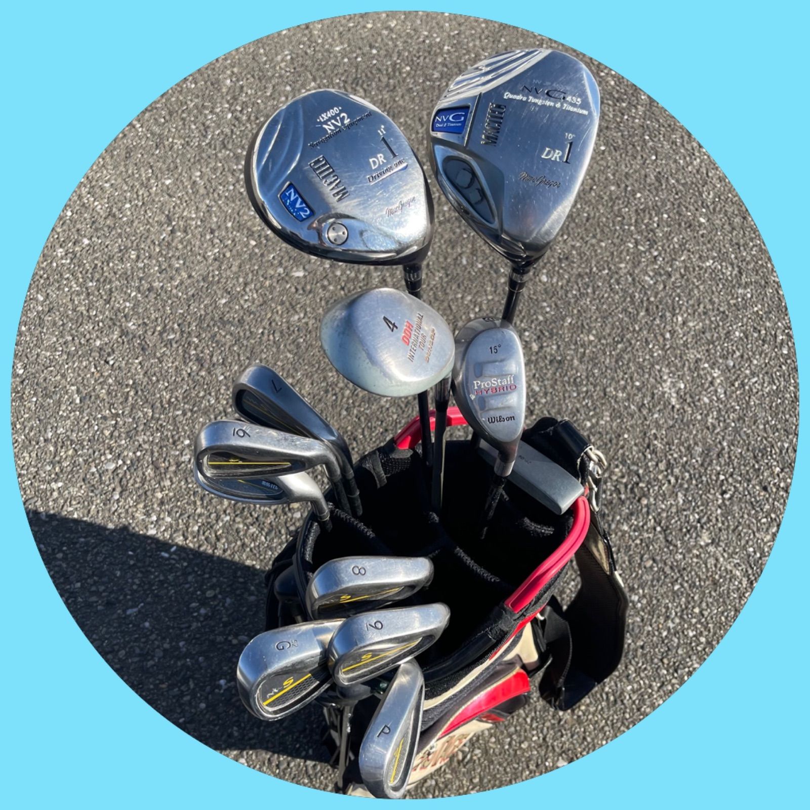 マグレガー　ゴルフクラブ12本　バッグ　セット　まとめ売り　GOLFボール McGregor クラブセット 12本 大特価！/良品】マクレガーゴルフクラブ