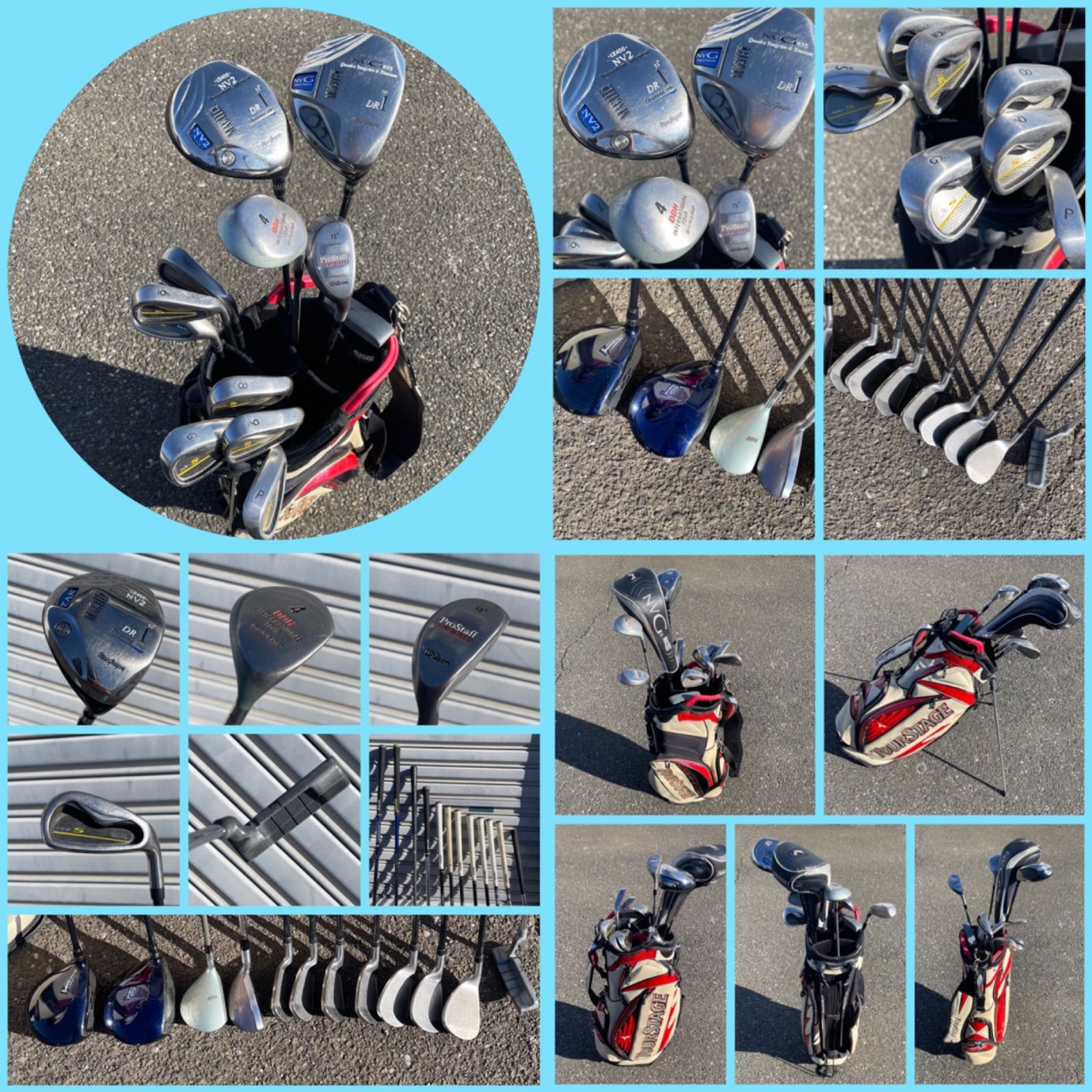 お年玉 57 0401 007 マグレガー他 メンズのフルクラブセット み 12本セット Rフレックス おまけ付き