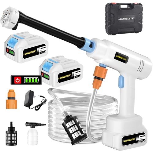 高圧洗浄機 コードレス 充電式 ハンディタイプ 高圧洗車機 850W 6種類