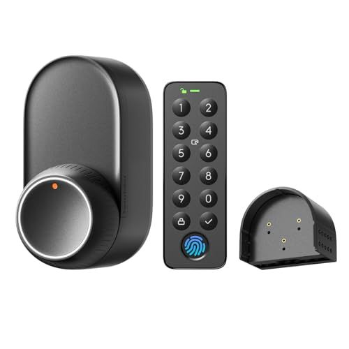 セット買い SwitchBot スマートロック Ultra 指紋認証セット 高さ調節プレート 面付き箱錠タイプ対応 m