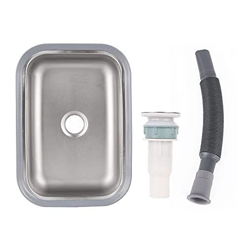 MGC JAPAN TRADE 台所 キッチン シンク ステンレス 製 の 簡易 流し台 屋台 BBQ アウトドア用品 26 5? 37 m