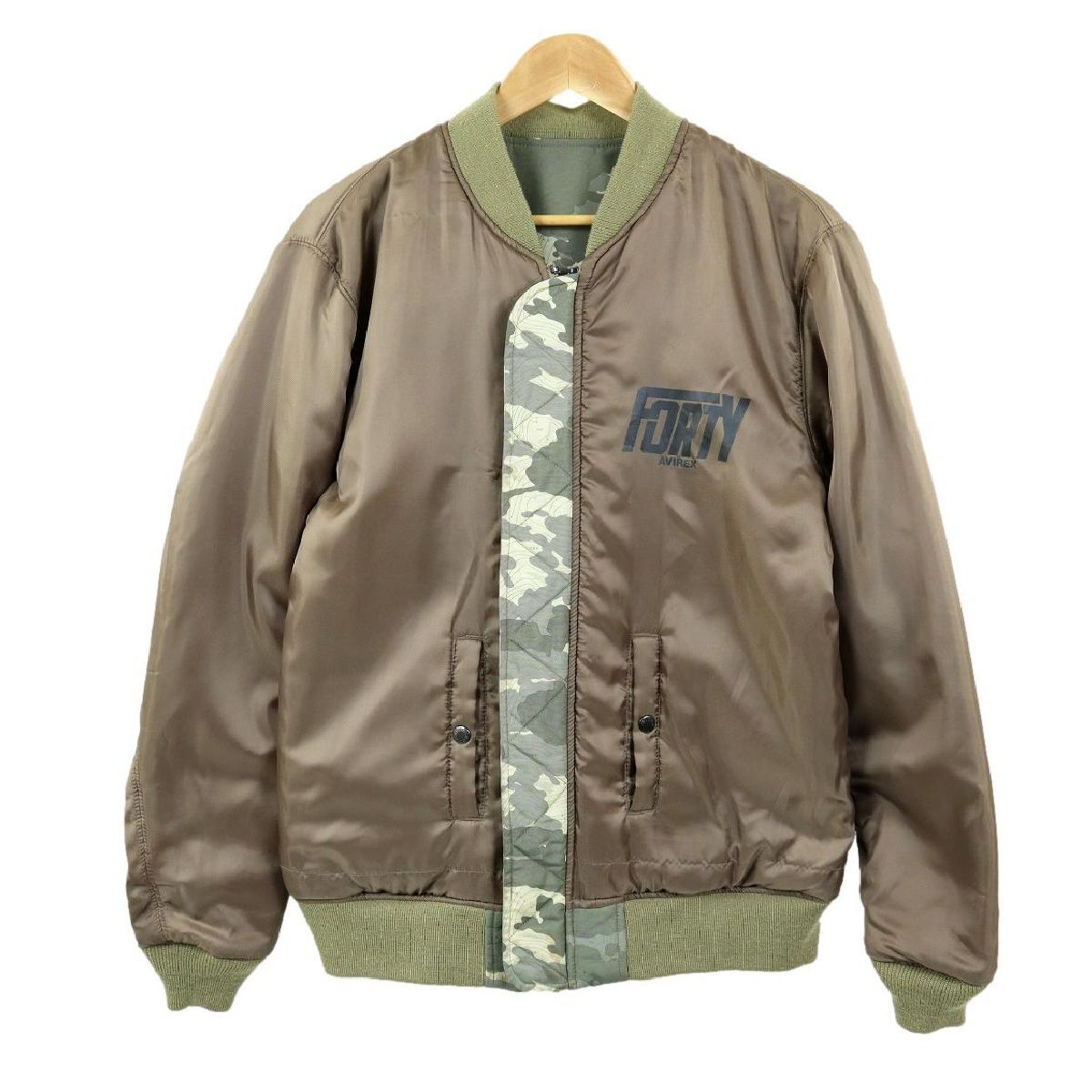 B3641】【ビッグサイズXL】AVIREX アヴィレックス MA-1 リバーシブル