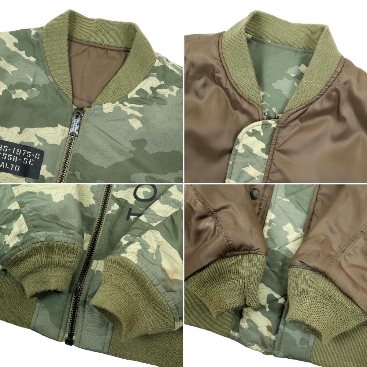 B3641】【ビッグサイズXL】AVIREX アヴィレックス MA-1 リバーシブル