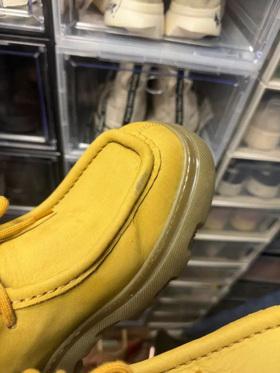  42 ボックス タグ 紐O バーバリー ヌバックレザー クリーパー シューズ その他 ブーツ 革靴