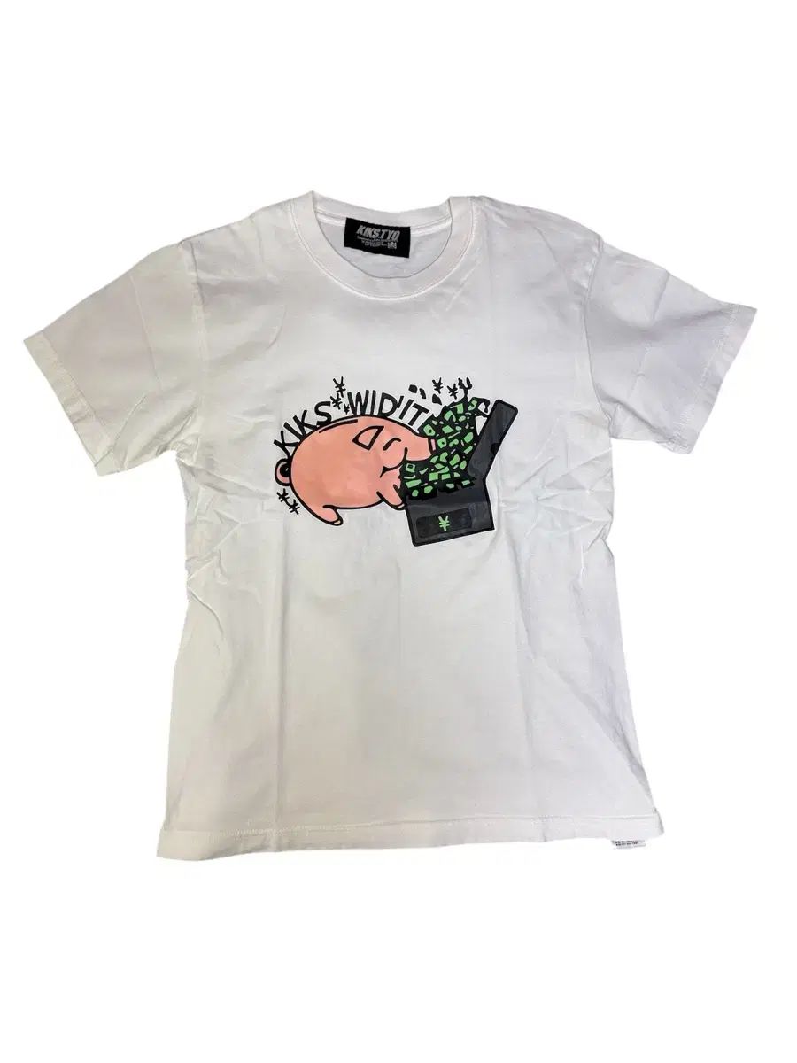 ヴィンテージ 00 s 킥스 kiks tyo ピググラフィック Tシャツ WS