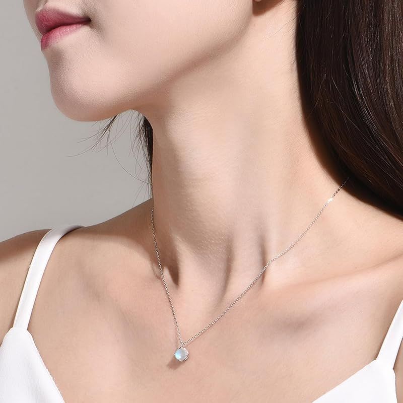 【メール便！送料無料※指定日・代引き・ギフト不可】 ペンダント ネックレス 誕生石 レディス チェーン 925 ハンドメイド ギフト 誕生日 お祝い  オリジナル 送料無料 銀製 おしゃれ 人気 ブランド DAgDART ダグダート DT-479 | DAgDART オリジナルシルバーアクセ 【メール便！送料無料※指定日・代引き・ギフト不可】 ペンダント ネックレス ムーンストーン シルバー925 レディス ギフト プレゼント ユニセックス 誕生日 お祝い オリジナル 母の日 送料無料 銀製 ドメスティック 国産 ブランド　ダグダート DAgDART DT-007MS