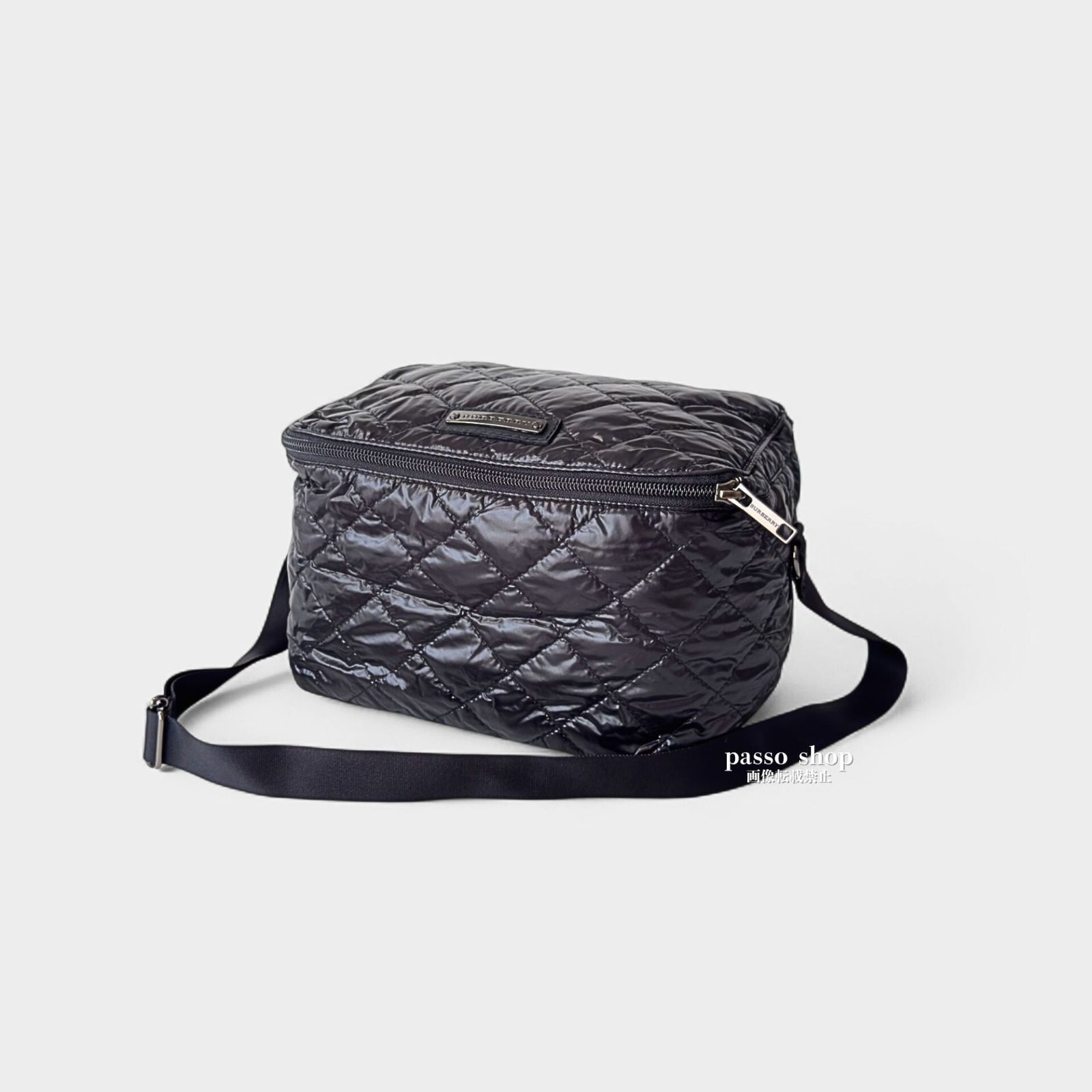 希少・美品】BURBERRY バーバリー バニティバッグ ブラック 