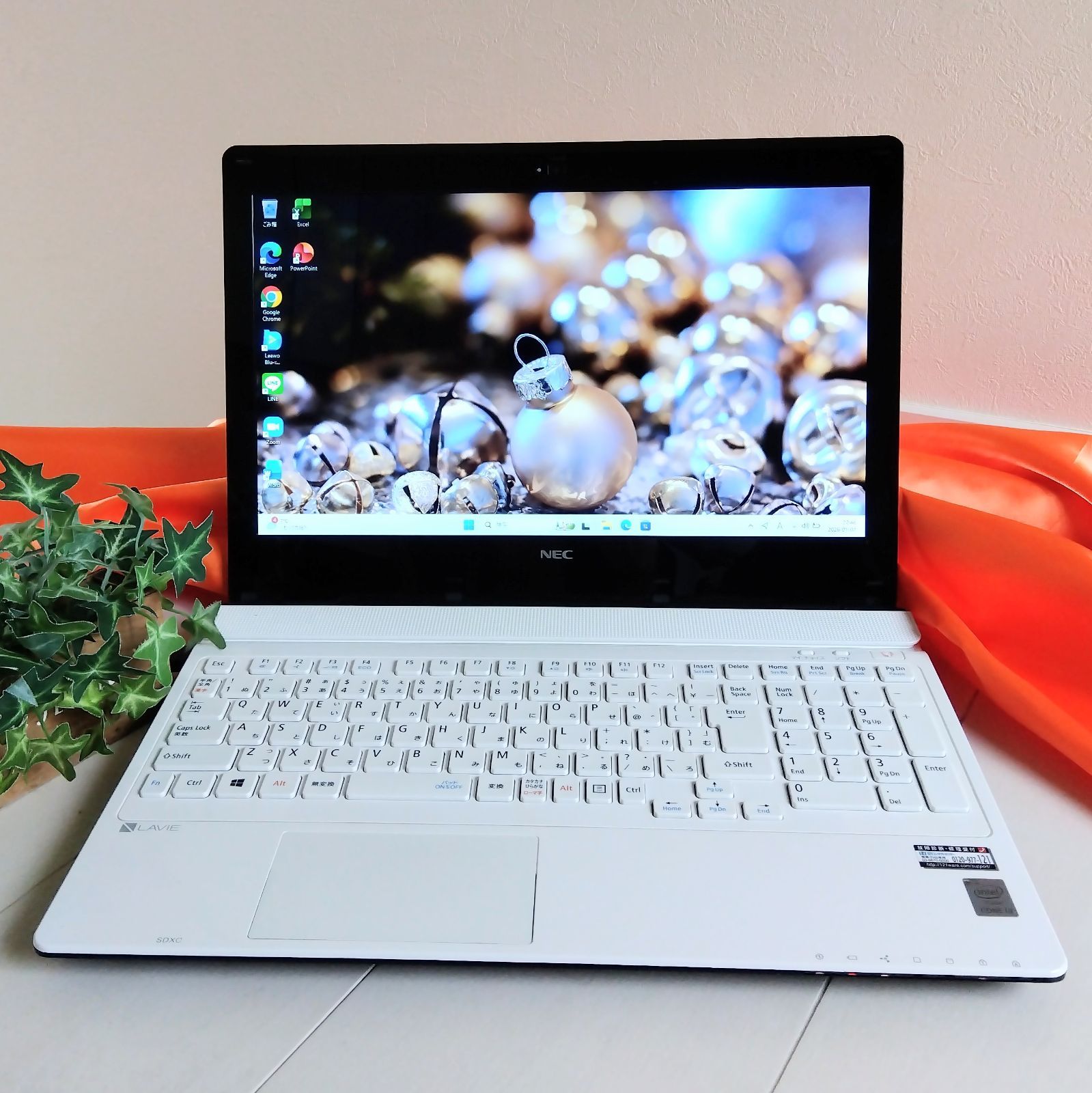 Windows 11 高速SSD NECノートパソコン カメラ＆Office付きPC 10