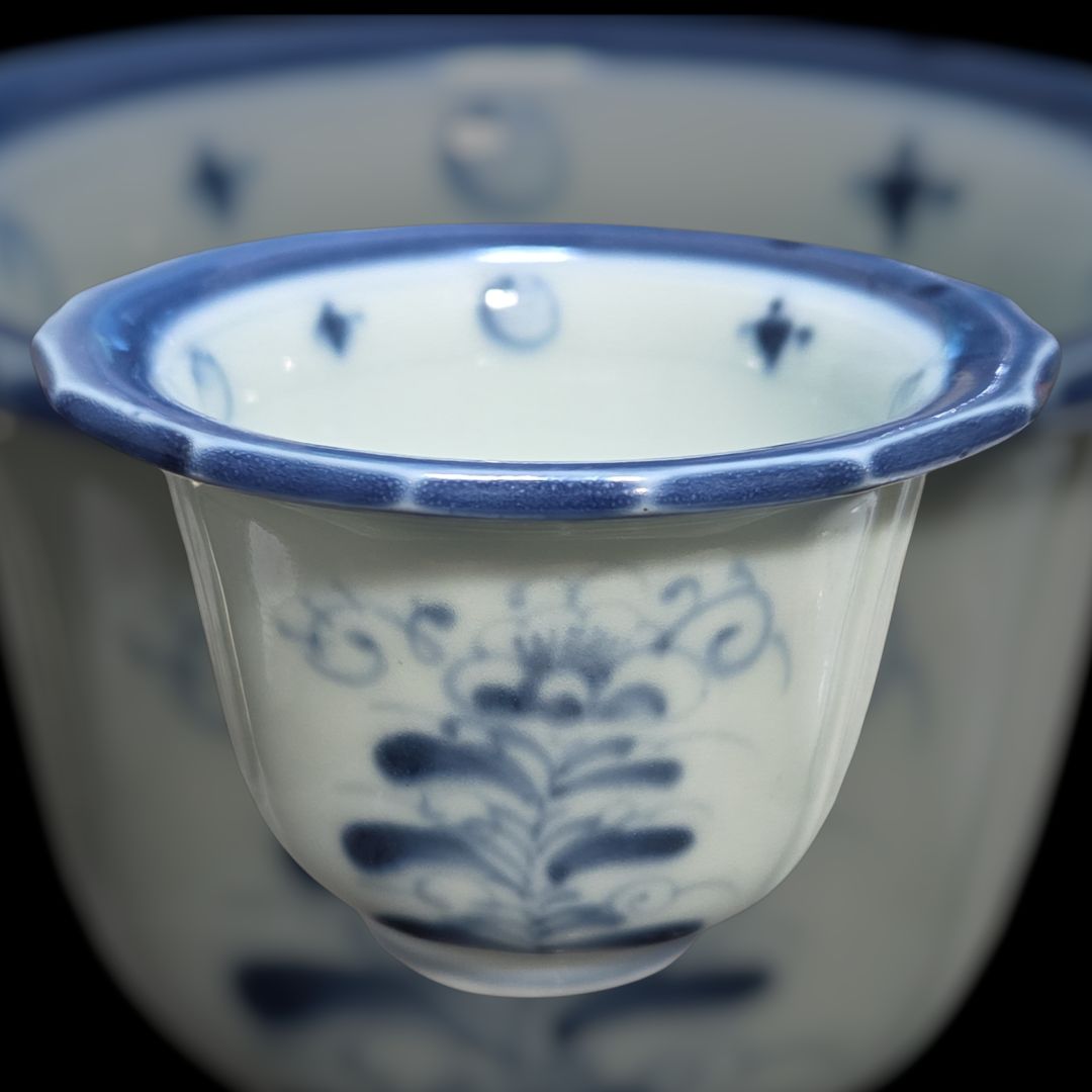 古伊万里 染付蕎麦猪口 時代物 染め付け 小鉢 向付 古美術 骨董