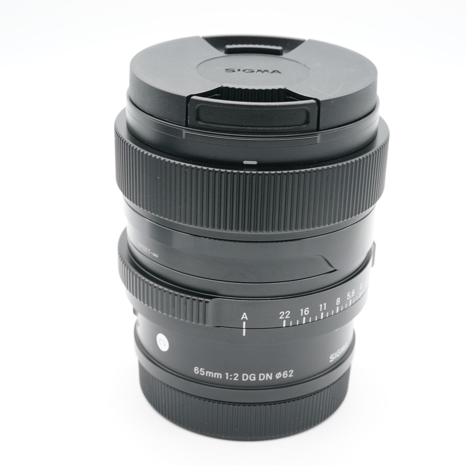  級 SIGMA シグマ 65 mm F 2 DG DN Contemporary Lマウント あると嬉しい フード マグネットキャップ付 レンズ(単焦点) カメラ