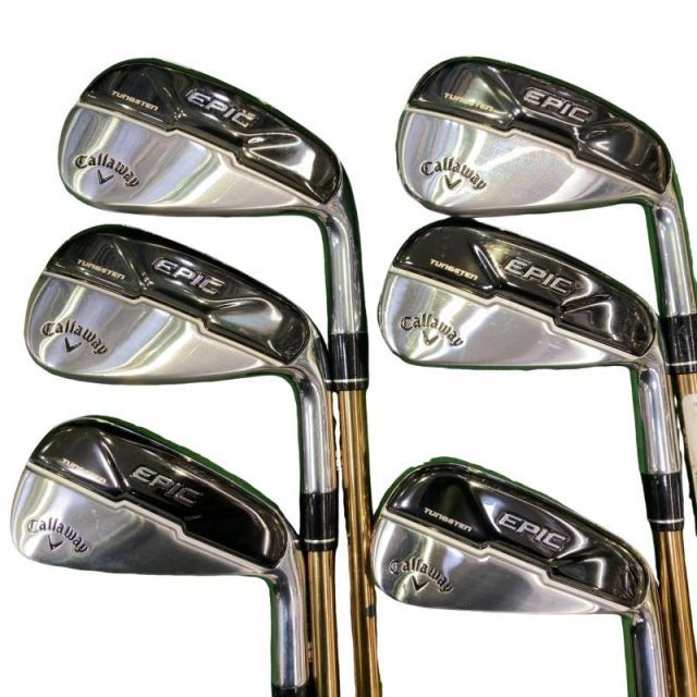 キャロウェイ EPIC FORGED 6 S USA アイアンセット IR 特注シャフト フレックスR メンズ 男性用 右利き 右用 Cランク ゴルフクラブ