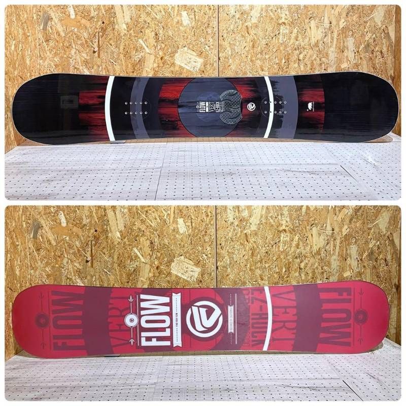 FLOW VERT EZ-ROCK 154cm メンズ スノーボード スノボ 2点 セット FLUX