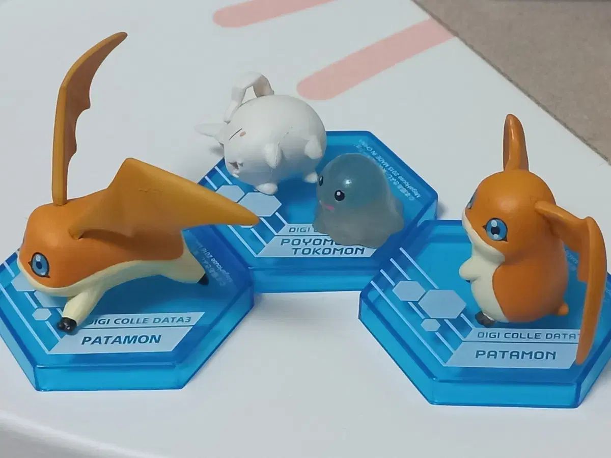 デジタルモンスター フィギュア ジココレ data 1 3 パタモン トコモン ポヨモン まとめ売り