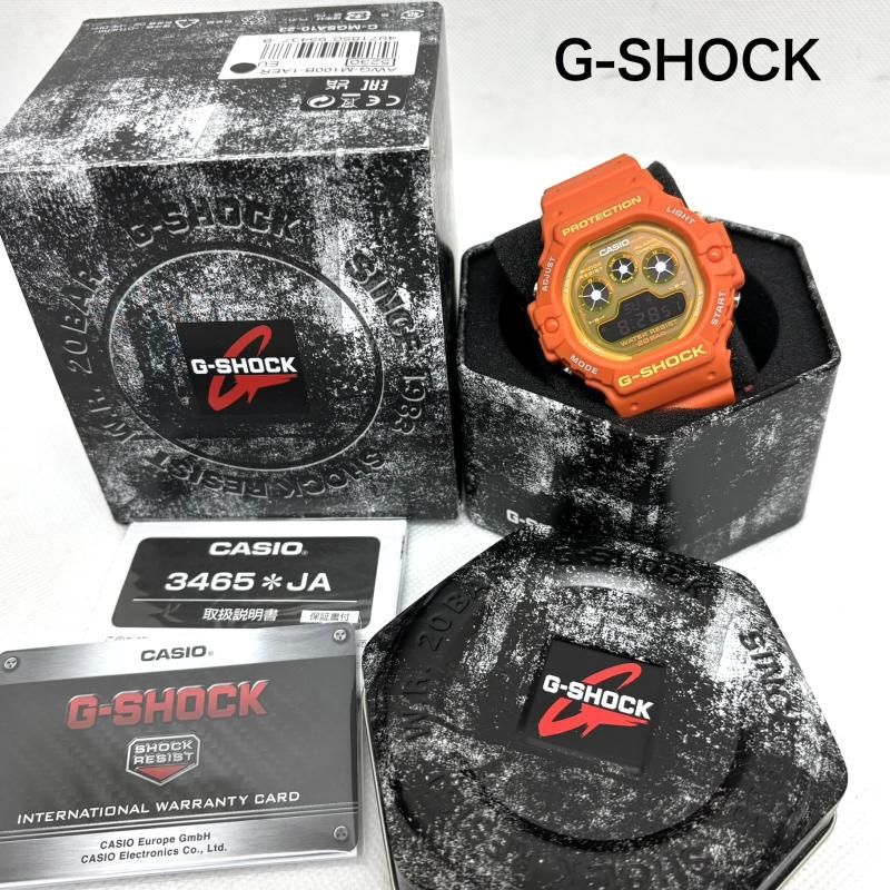 ジーショック 腕時計 DW 5900 TS 4 JF オレンジ メンズ ISItems 古着