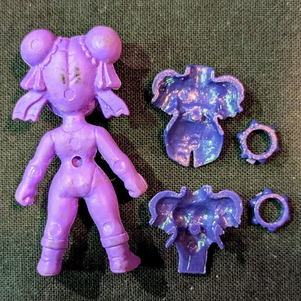 バンダイ ディフォルメアクションクロス クロスタイプ 春麗 紫