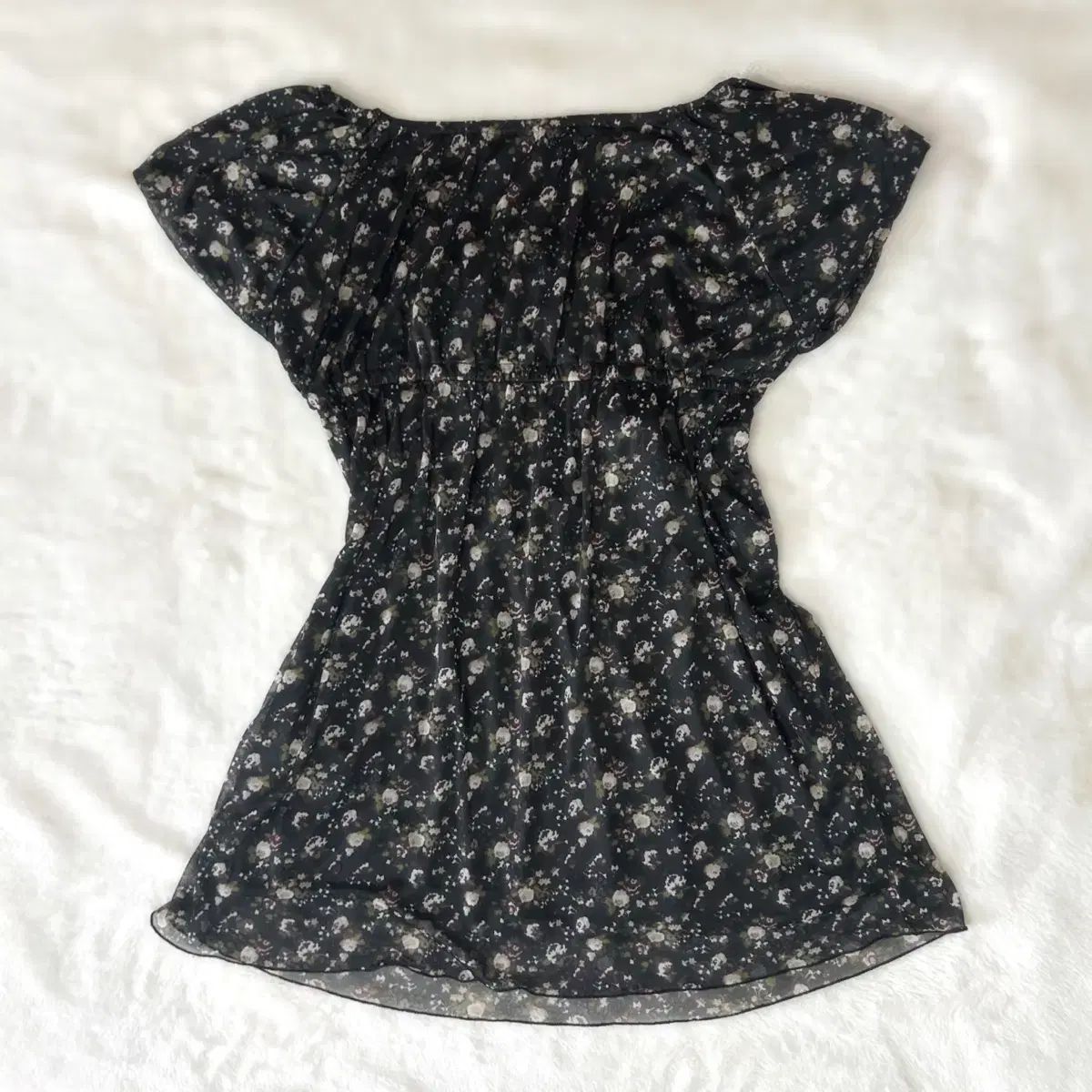 フラワー ミニシャーリングドレス