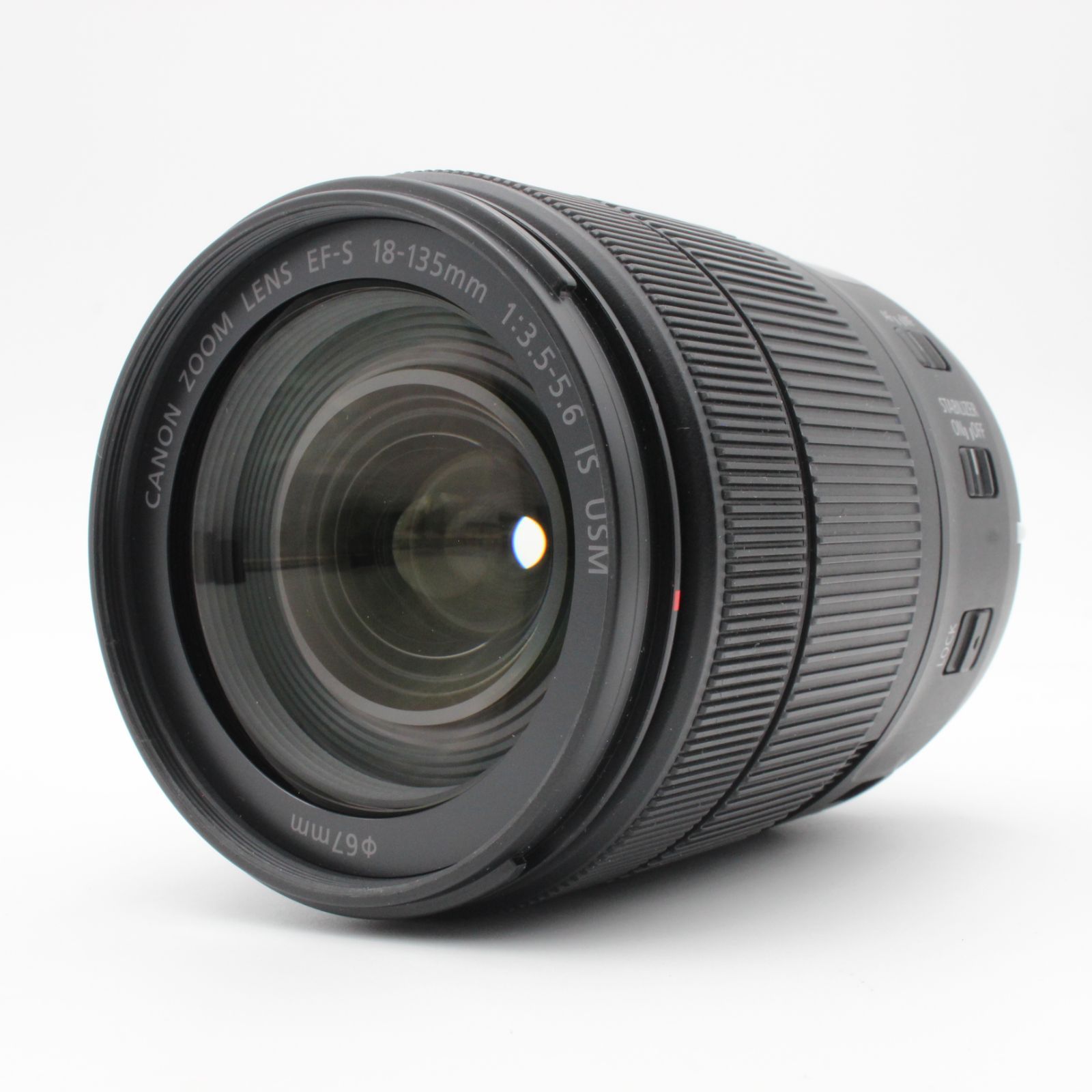 Canon キヤノン EF-S 18-135 mm f 3.5-5.6 IS USM キャノン フード 付き 96011