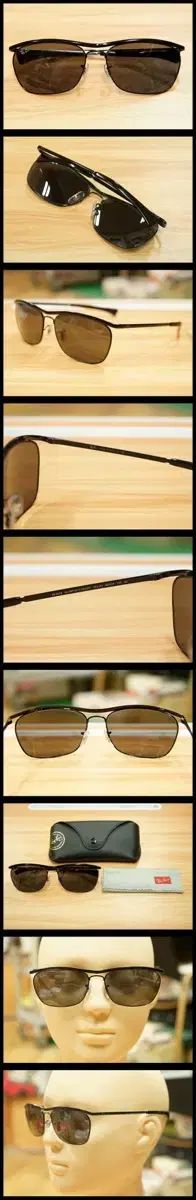 レイバン RB 3619 オリンピアン II デラックス RECTANGULAR サングラス