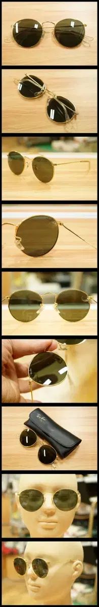 70年代 レイバン g 15 24 kgp ラウンド フレーム エビエーター サングラス