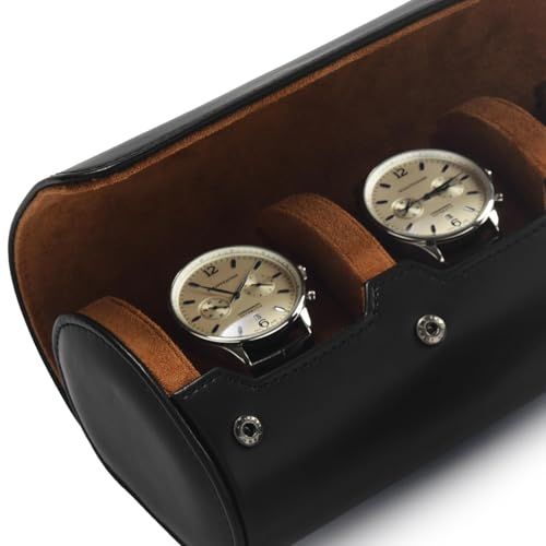 新品】Oirlv 時計ケース 3本 腕時計 ケース 持ち運び PUレザー 高級