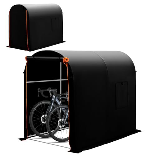 迅速に発送 Anovara アノヴァラ サイクルハウス バイクガレージ サイクルポート 1台用～3台用 自転車置き場 屋外 サイクルガレージ バイク ガレージ ガレージテント 自転車 テント 屋根 車庫 自転車小屋 耐水圧2000 mm 防水