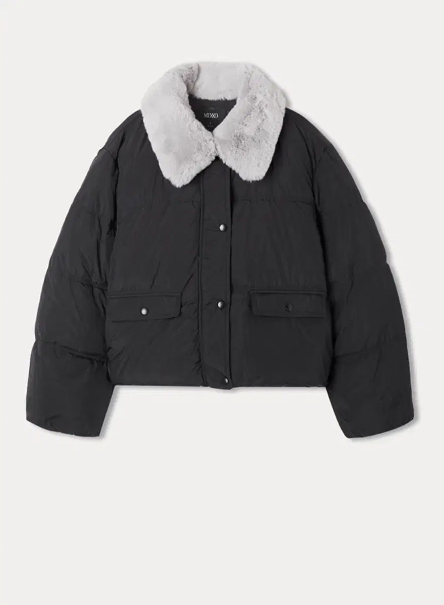 MIXXO ファー KALA ブラック ショートダウン