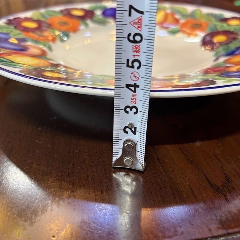  廃盤 ロイヤルコペンハーゲン デンマーク製 ゴールデンサマー 約25 cm プレート 大皿 丸皿 Royal Copenhagen G en Summer フルーツ 花 フラワー 北欧 CA 0302 1 皿 食器