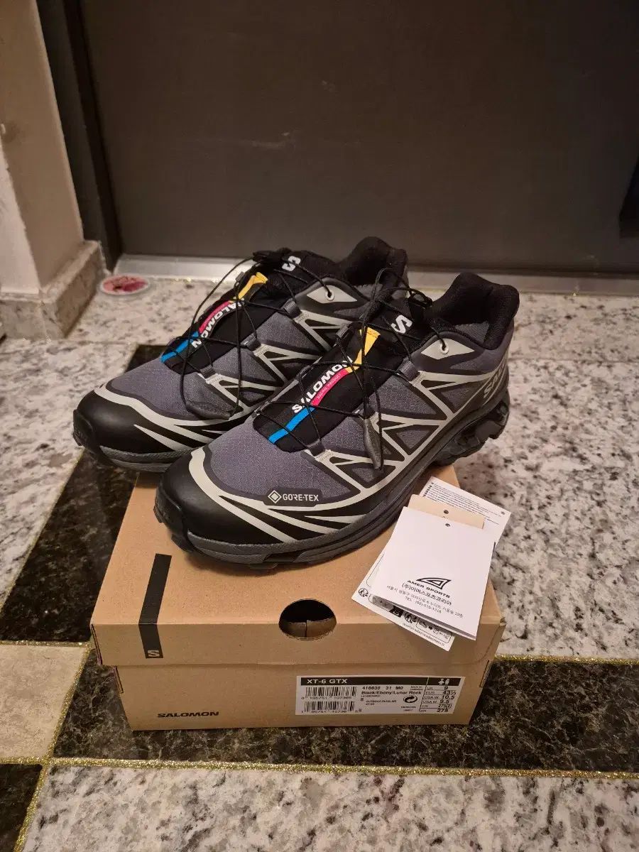  SALOMON サロモン xt 6 GTX ブラック エボニー 275 UK 9 登山靴 トレッキングシューズ アウトドアシューズ