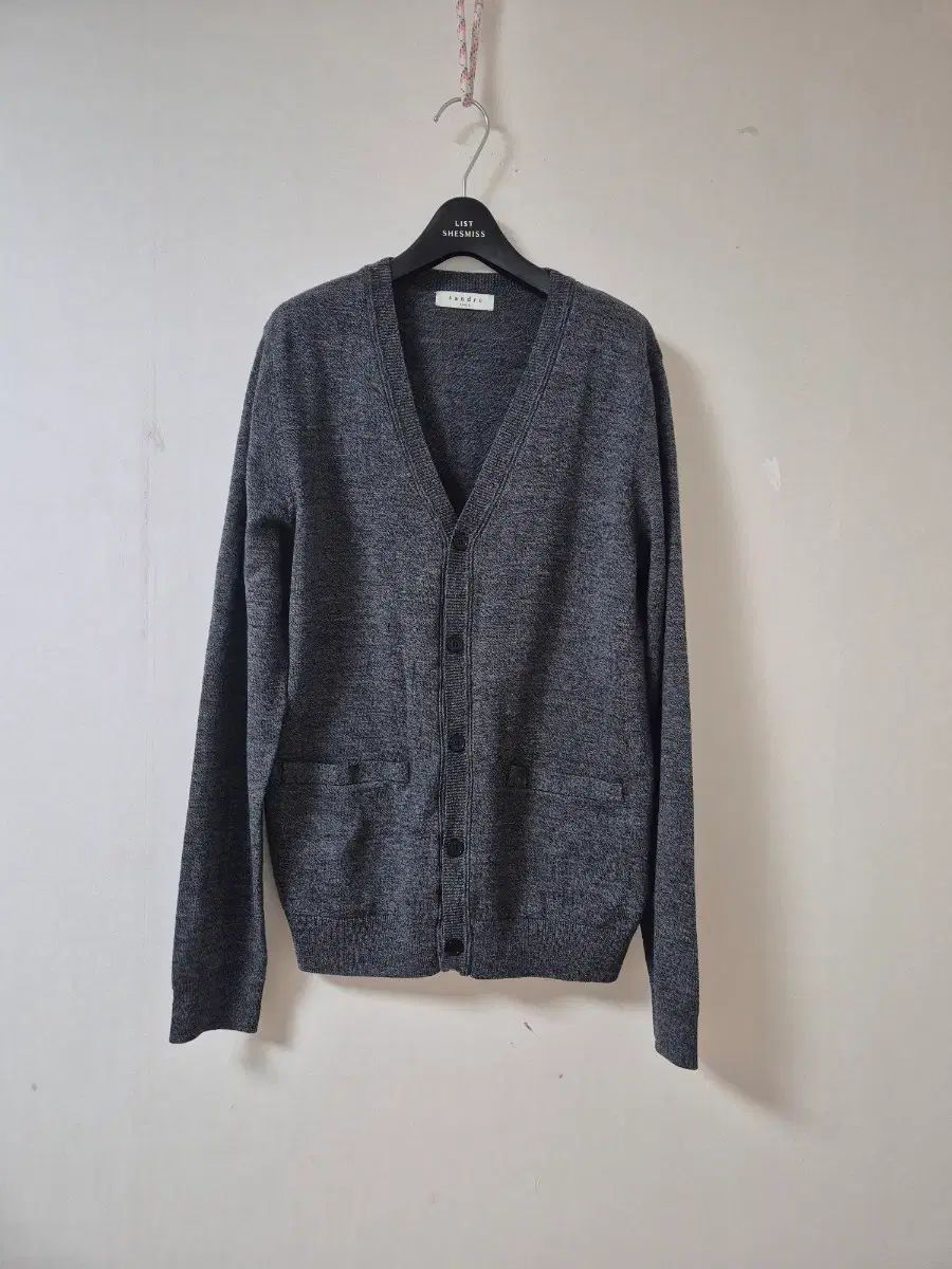 サンドロ メリノウール100 カーディガン