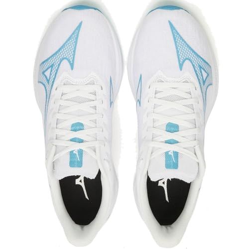  ミズノ ランニングシューズ ウエーブリベリオン ソニック ホワイト ブルー 25 5 cm 3 E その他 靴