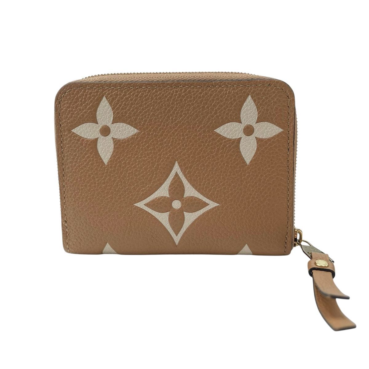 LOUIS VUITTON ルイ ヴィトン ジッピー コインパース M 12760 モノグラム･アンプラント ベージュ レディースコインケース RD