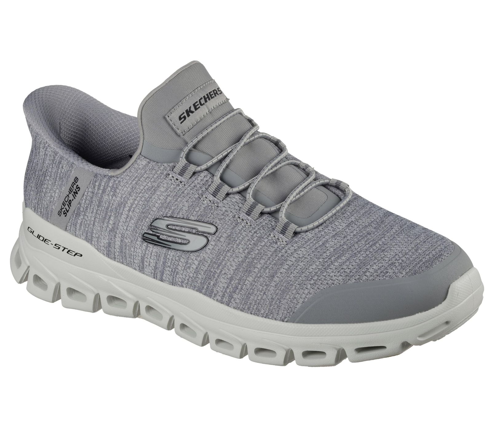 Skechers メンズ Glide Step Zefyr ハンズフリー スリップインスニーカー グレー 7 GRY 25 0 cm