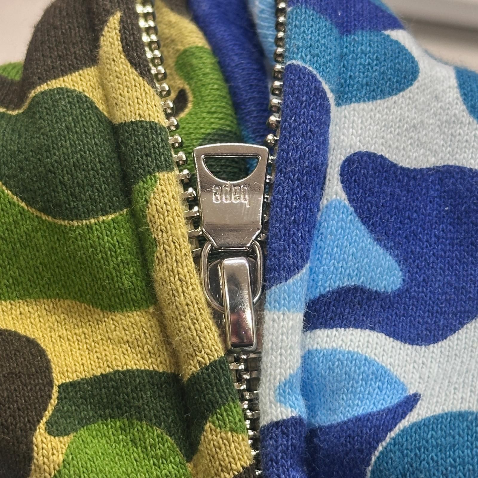 A BATHING APE カモシャークフルジップアップパーカー スウェット 