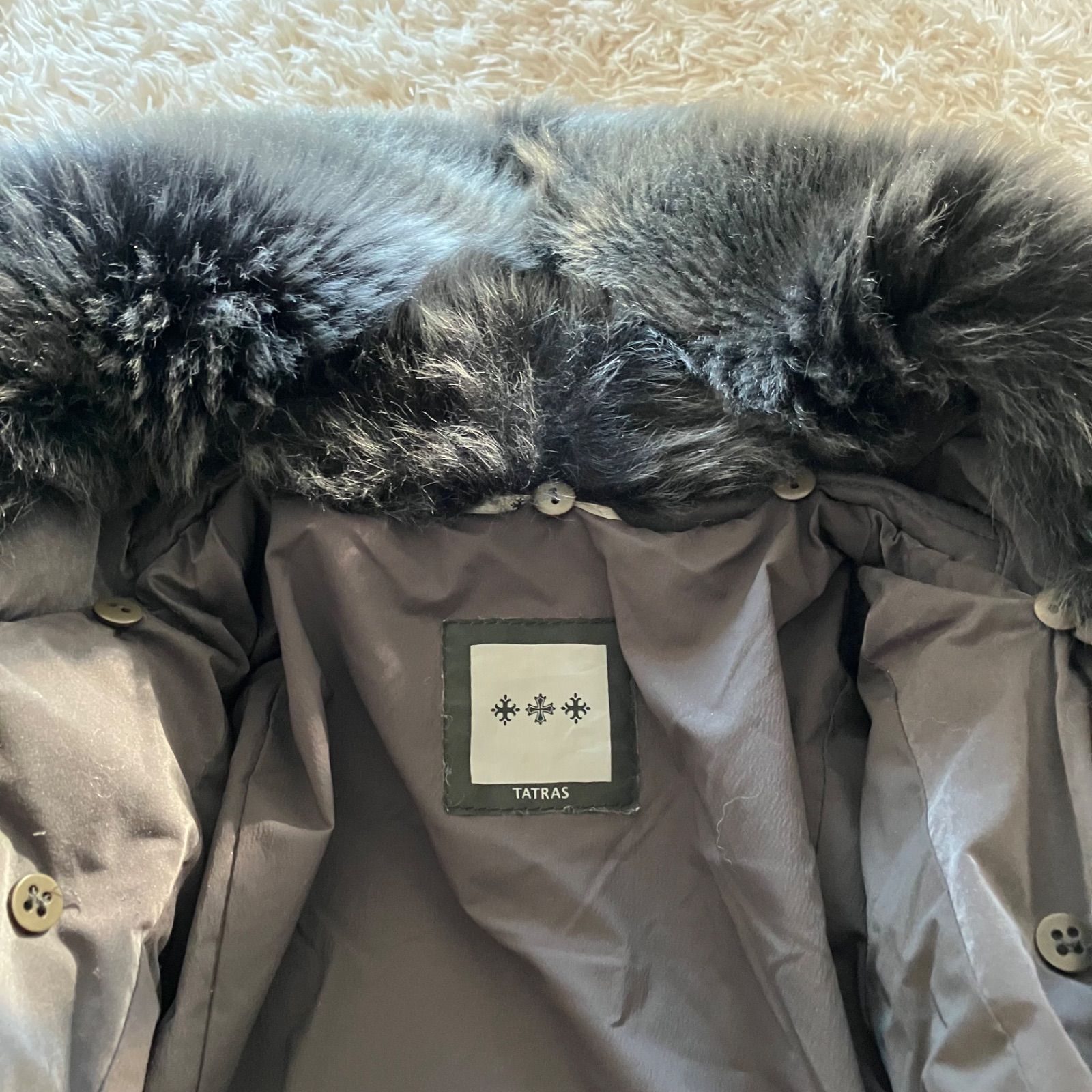 TATRAS ダークグレー ロングダウンジャケット　02 TATRAS（タトラス） ダウンコート ダウンジャケット TATRAS HELICONIA