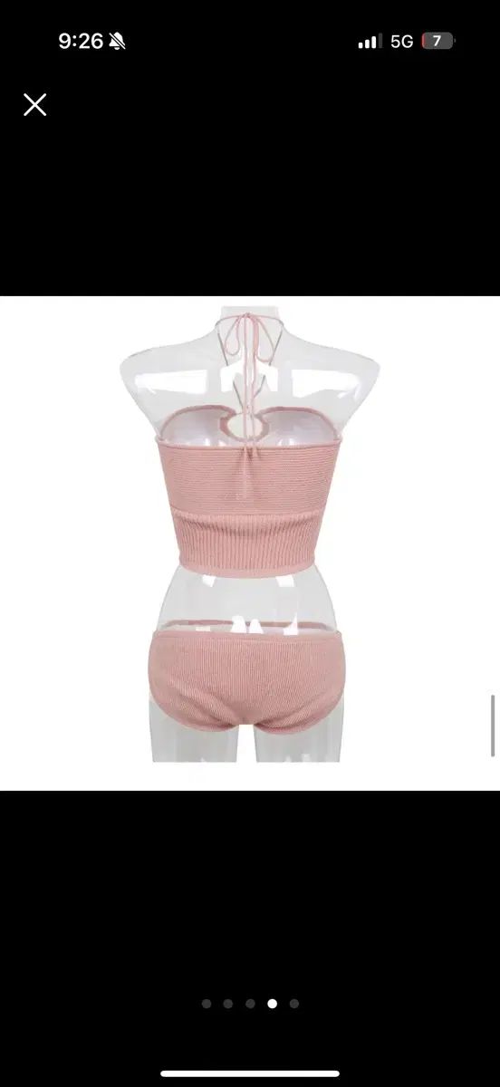  モコブリング ニット ビキニ ピンク その他 水着 ラッシュガード