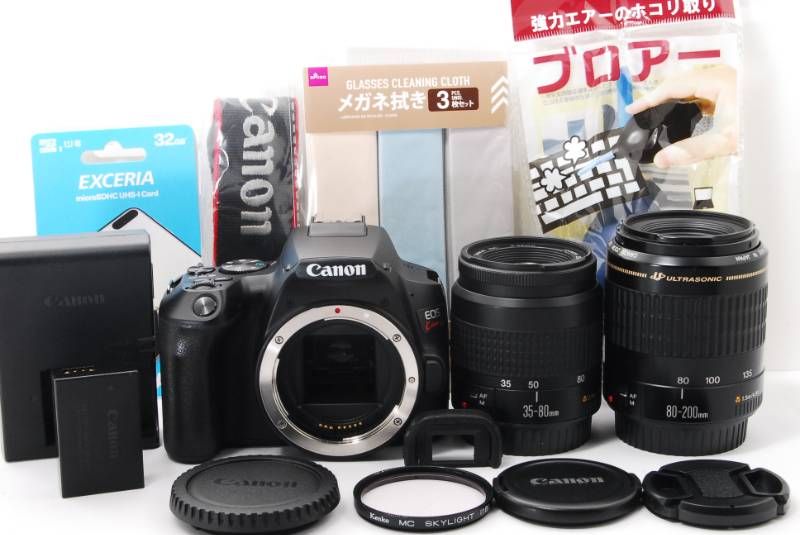 Canon EOS kiss x 10 ダブルレンズセットスマホ転送機能搭載 229 k 6341