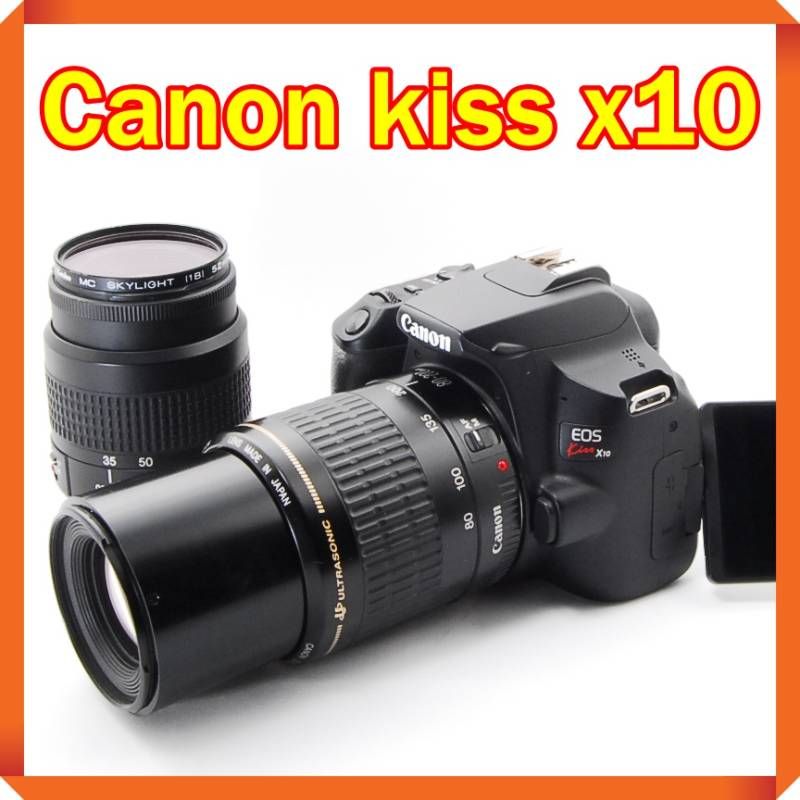 Canon EOS kiss x 10 ダブルレンズセットスマホ転送機能搭載 229 k 6341