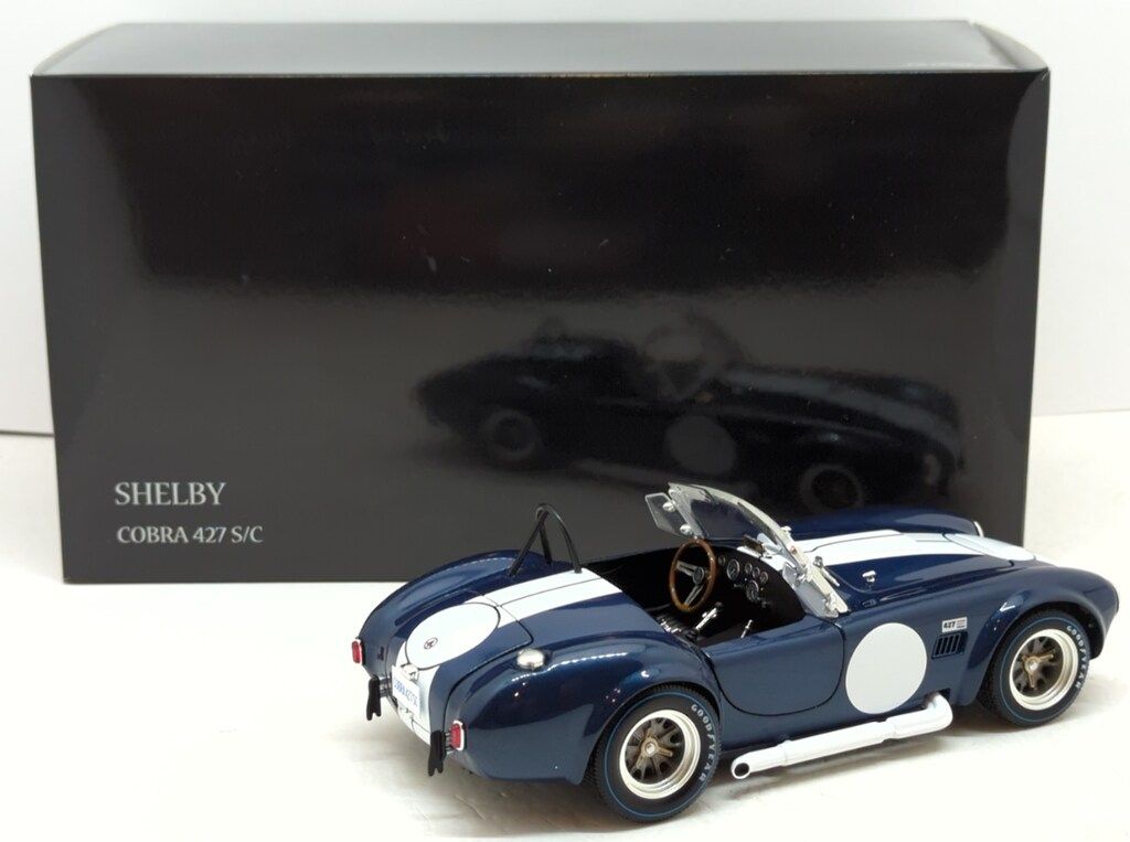 京商 1 18 SHELBY COBRA 427 S C Dark Blue
