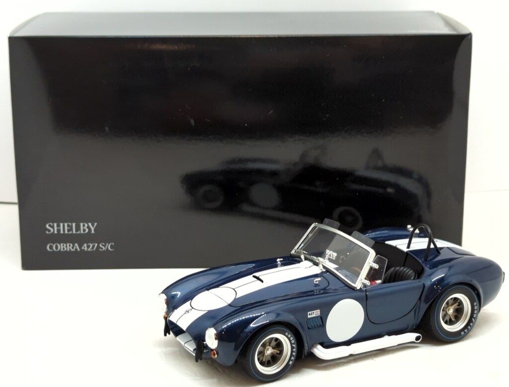 京商 1 18 SHELBY COBRA 427 S C Dark Blue