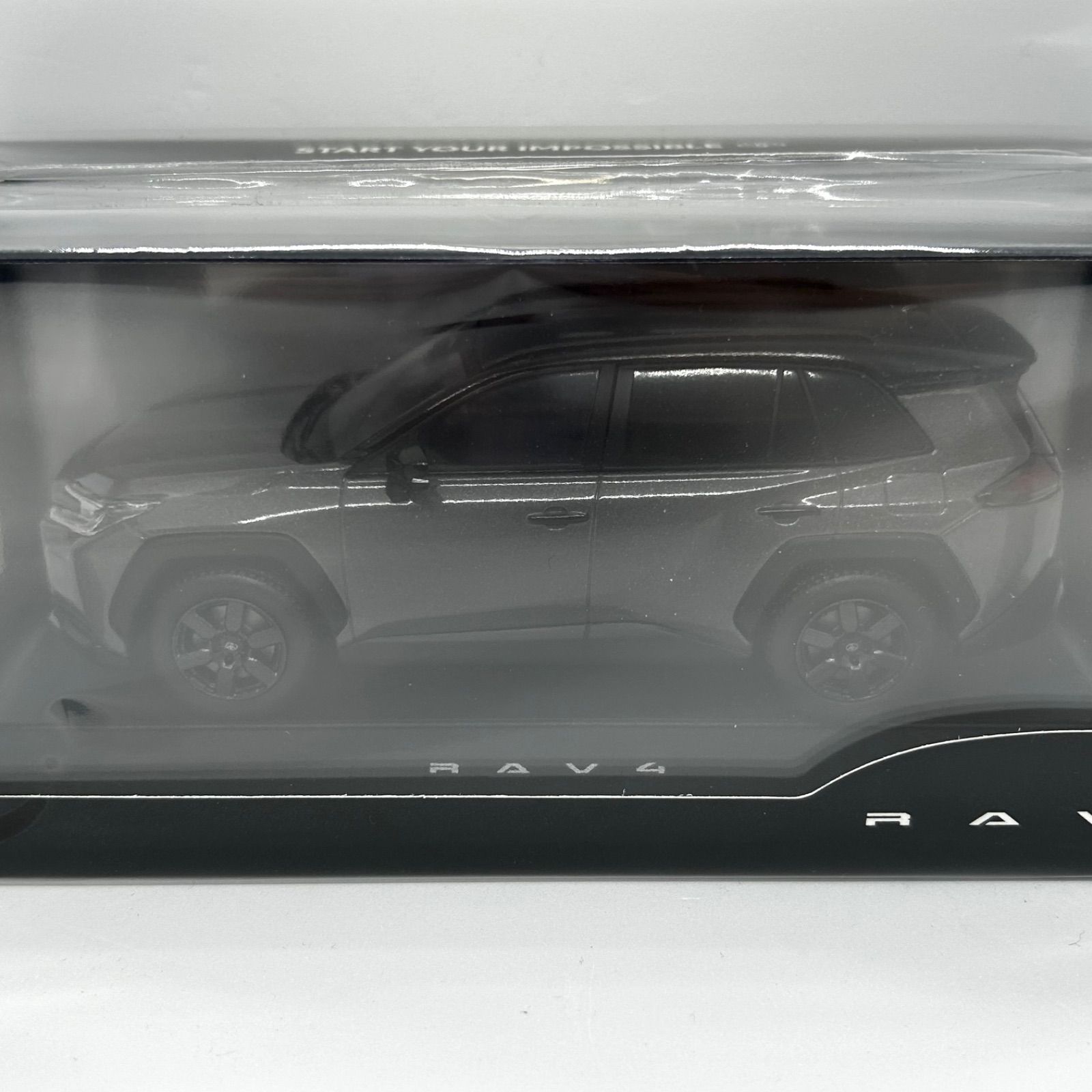 トヨタ新型RAV4 ミニカー カラーサンプル ブラック×アーバンロック