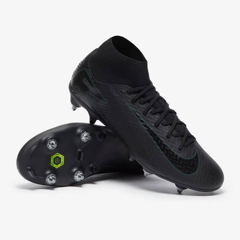匿名配送 Nike サッカー スパイク Air Zoom Mercurial Superfly 10 Academy SG 黒