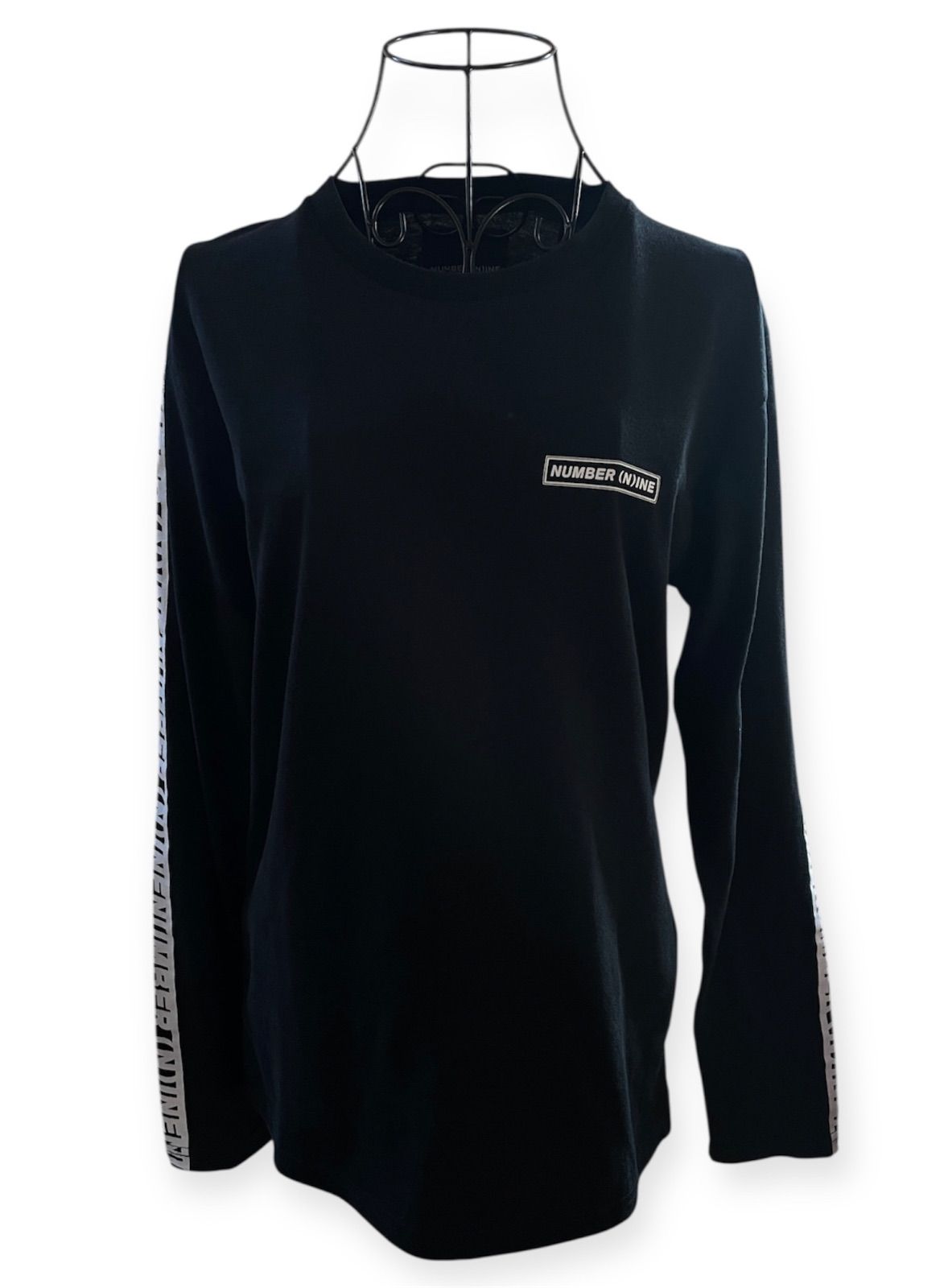NUMBER (N)INE ナンバーナイン ロングスリーブ ロンT ブラック サイズ