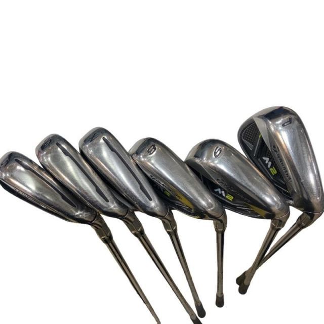 中古】 テーラーメイド M2(2017) 6S アイアンセット IR RE-AX 90 STEEL