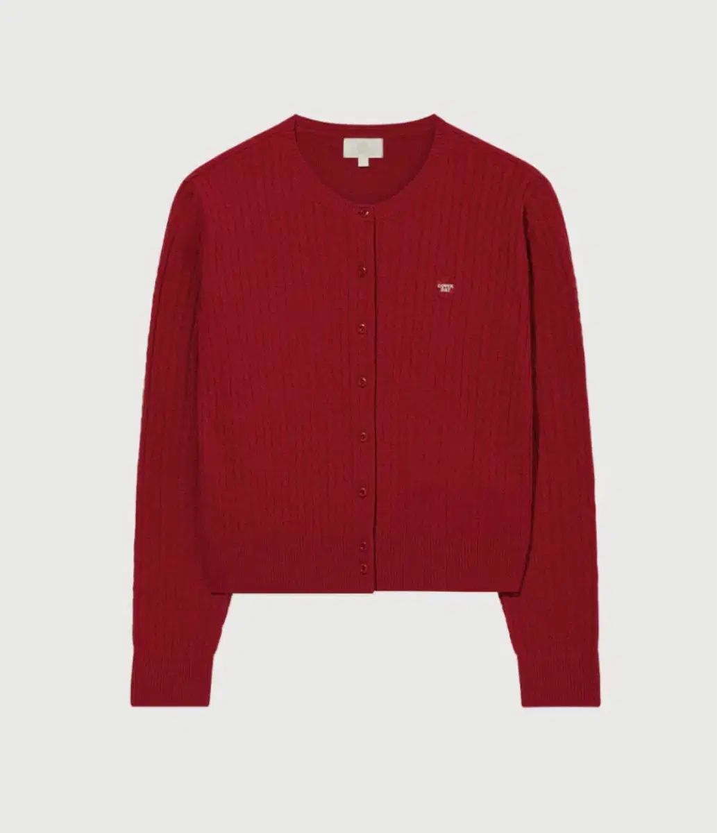 COVERNAT カバーナット ケーブル カーディガン レッド WS